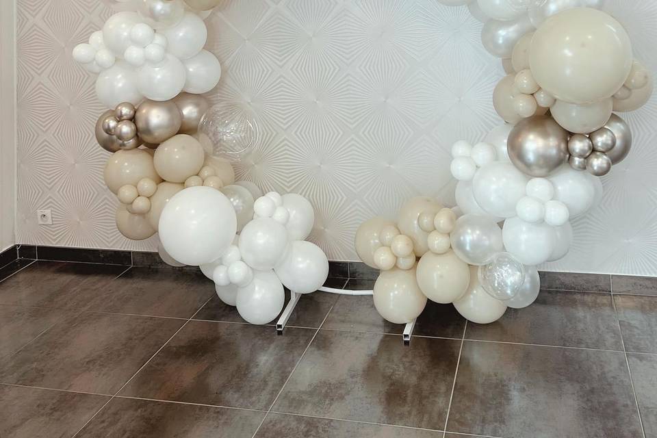 Arche de ballons organiques