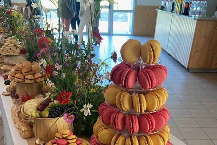 Piéce monté macarons