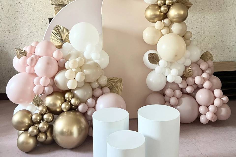 Backdrops et son arches de bal