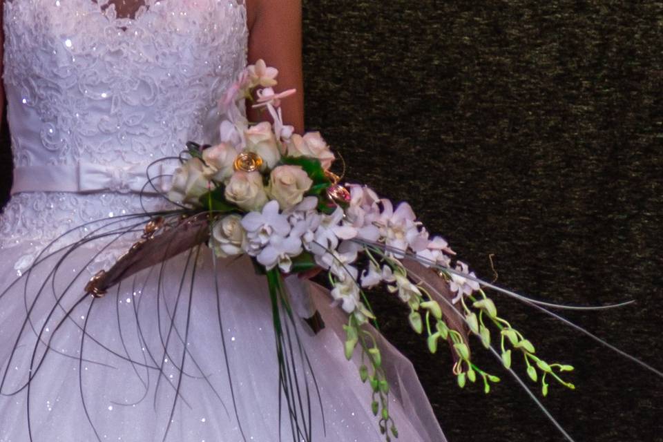 Bouquet avec orchidées