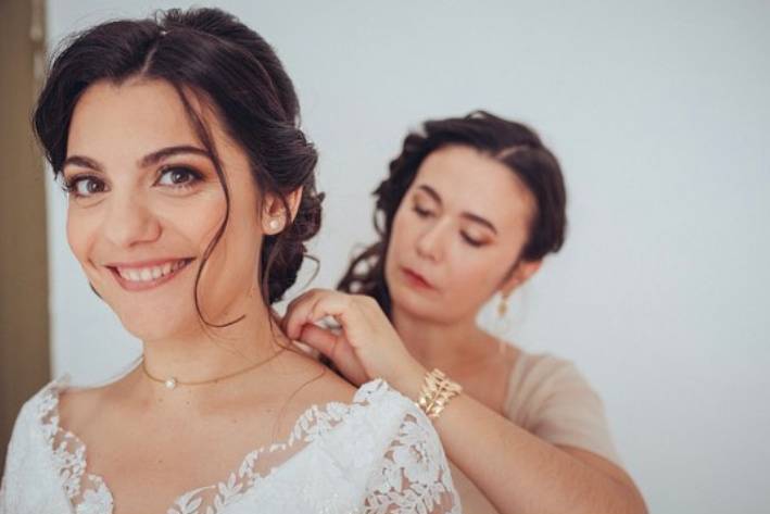 Look de mariée plus simple