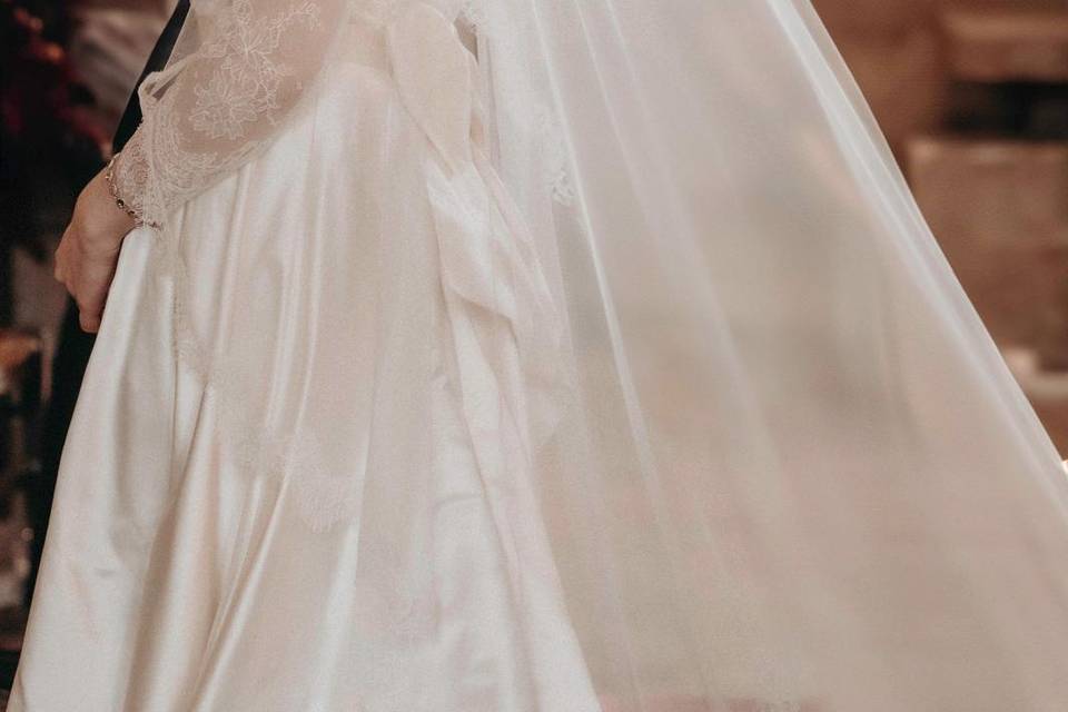 Look de mariée plus intense
