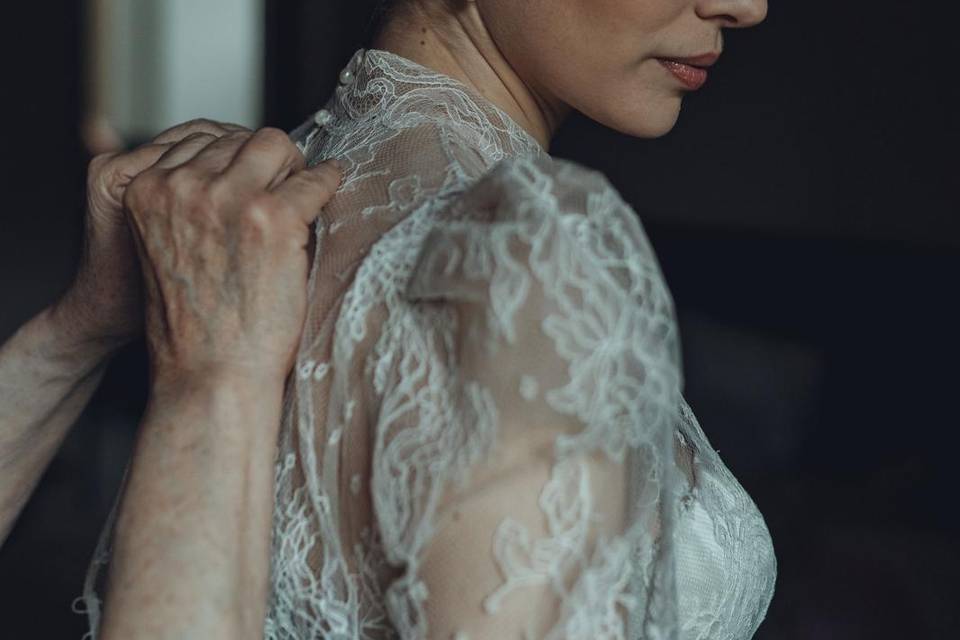 Look de mariée plus intense