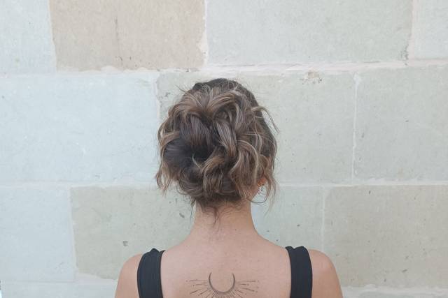 Chignon bohème