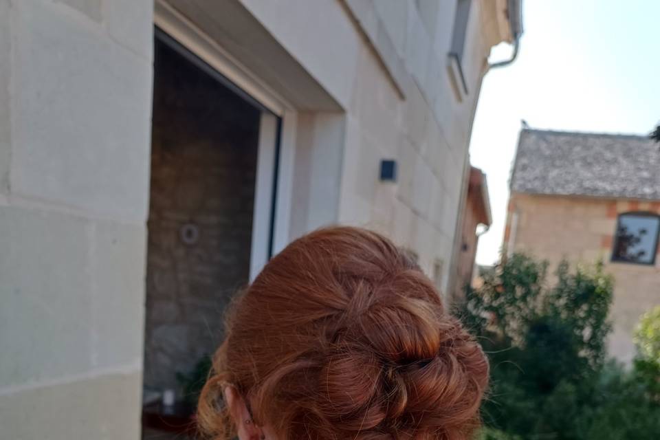 Chignon bohème