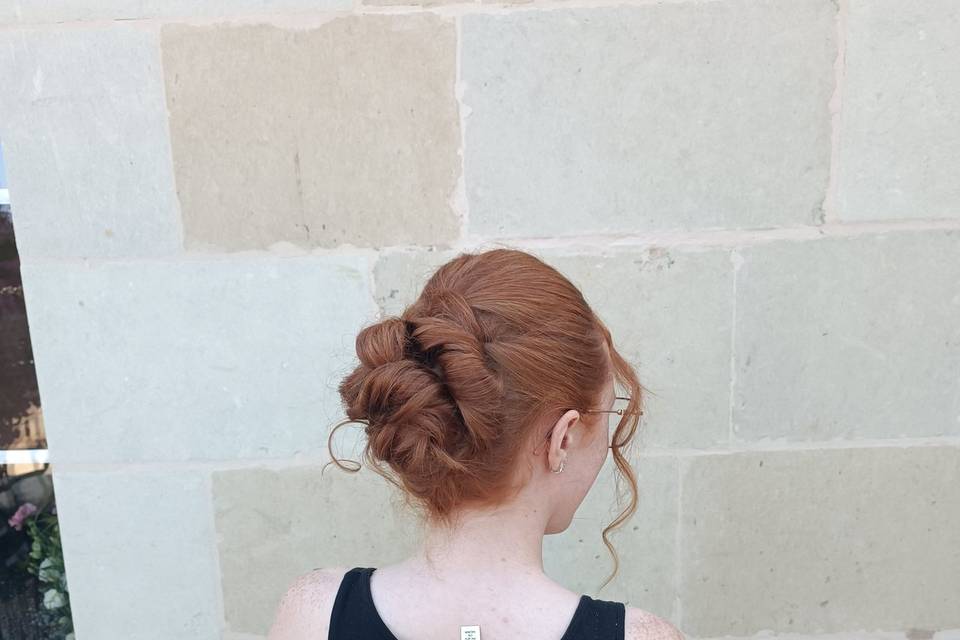 Chignon bohème
