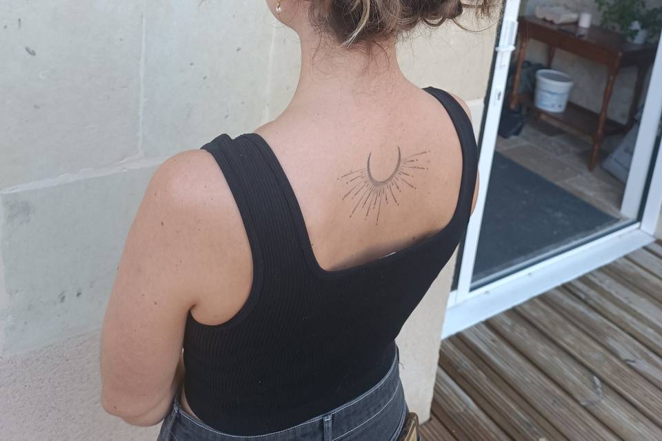 Chignon bohème