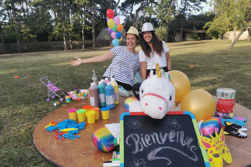 Lot de 12 ballons thèmes Olympiades - Jeux de Fête