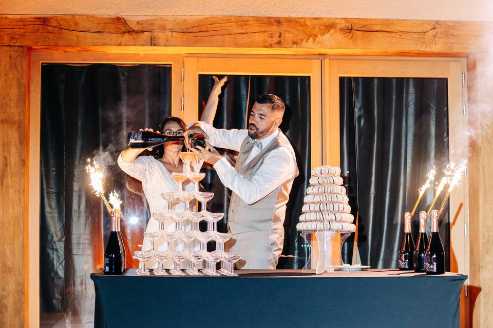 Présentation dessert
