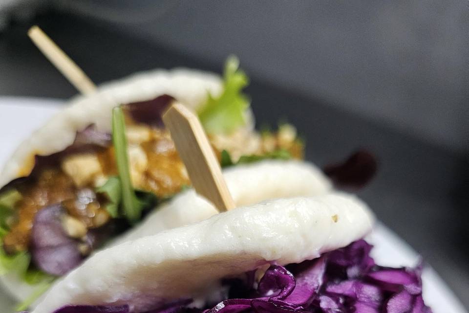 Gua bao poulet croustillant