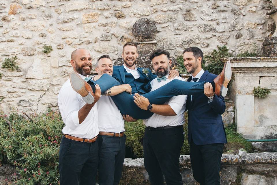 Les témoins et le marié