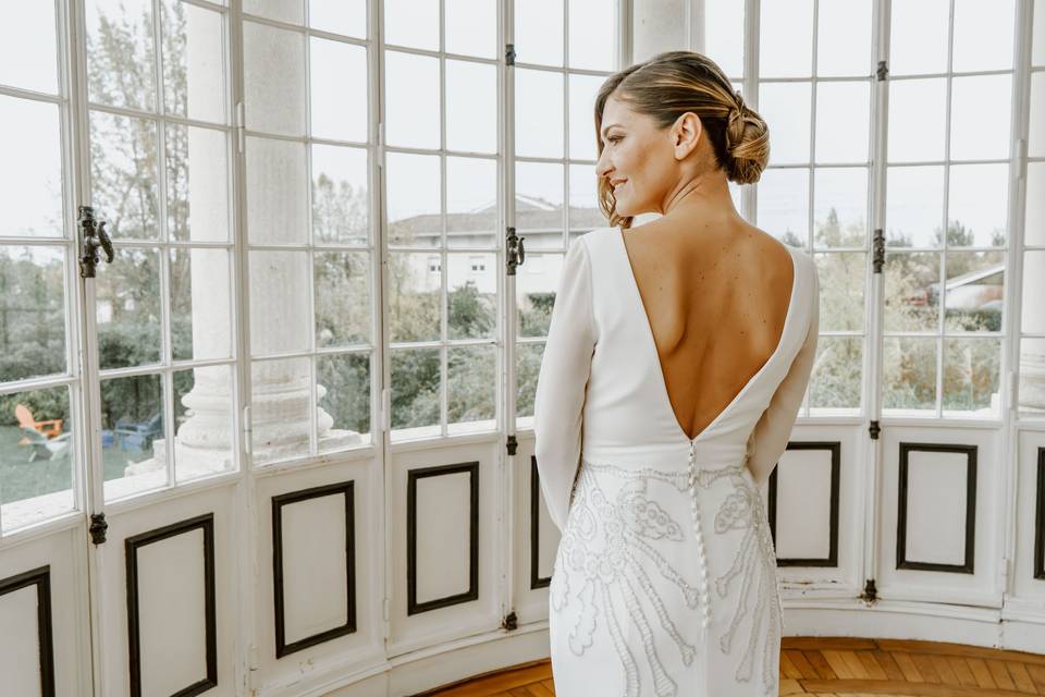 Dos robe couleur