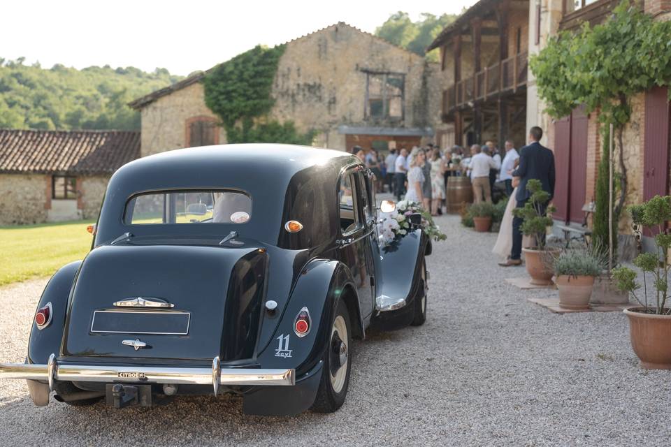 Voiture des mariés