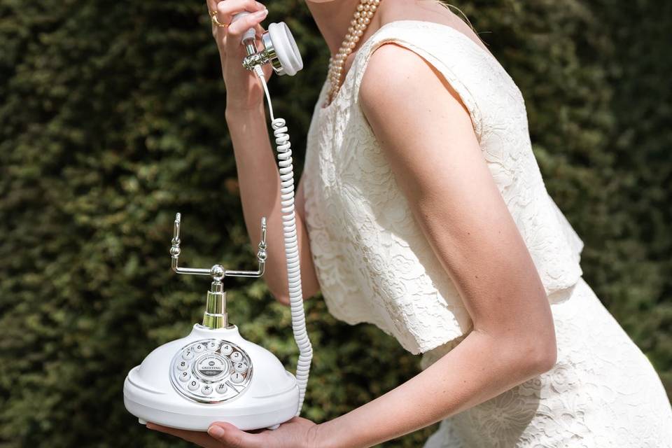 La mariée est occupée