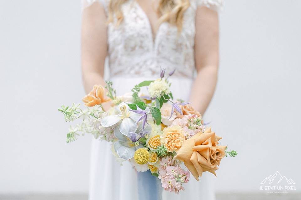 Un bouquet aux couleurs pastel