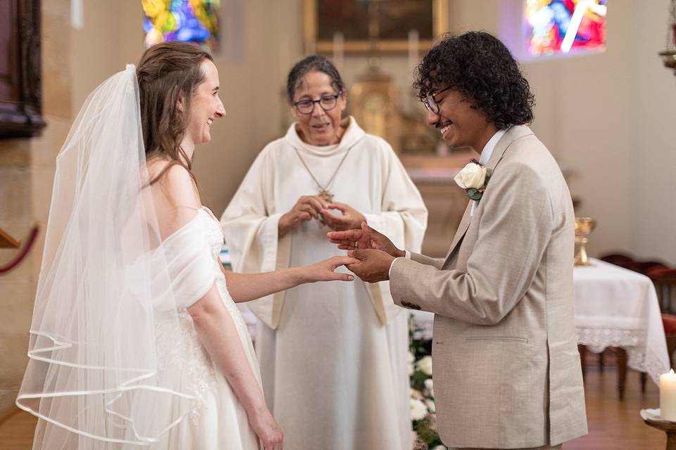 Cérémonie religieuse-alliances