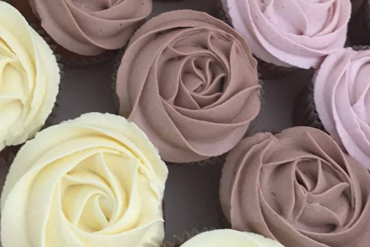 Roses cupcakes