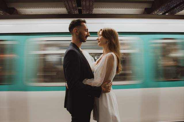 Mariage moderne parisien