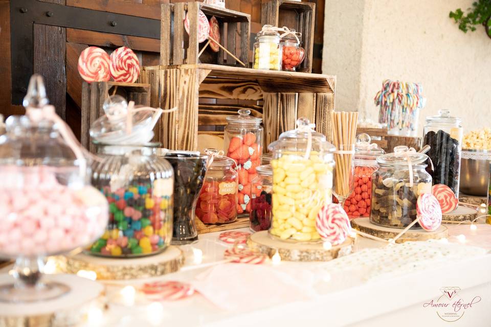 Candy bar champêtre