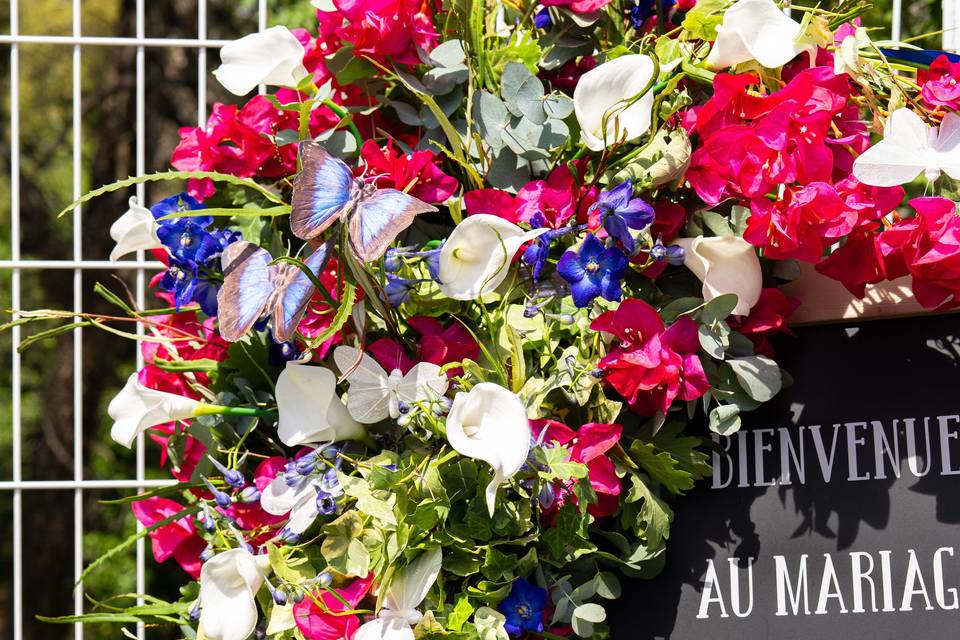 Panneau de bienvenue