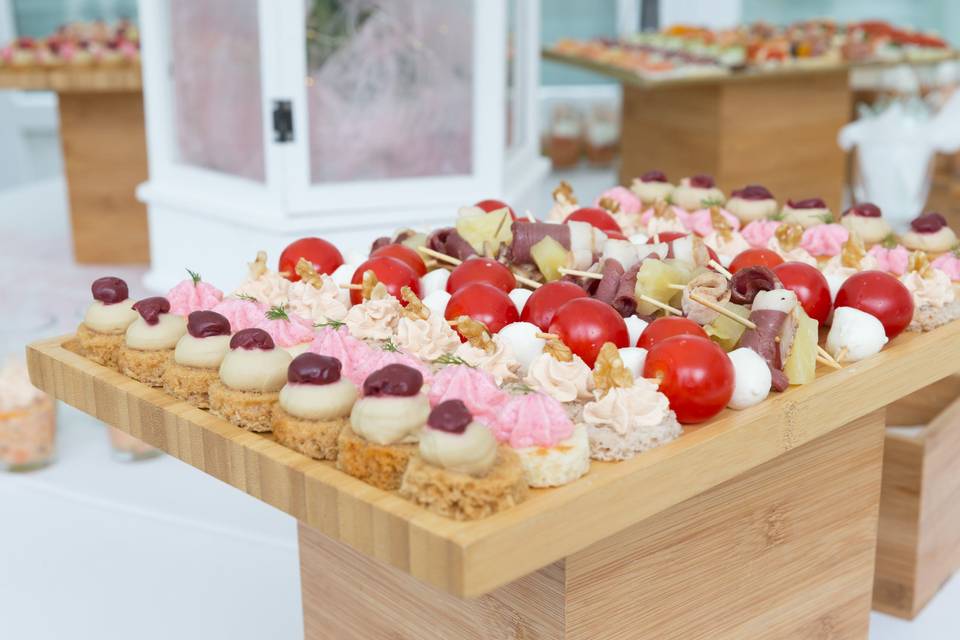 Buffet de desserts pour mariage