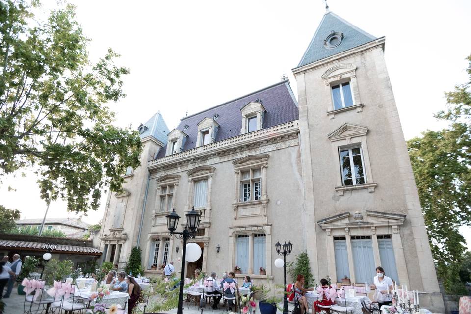 Château rose - façade