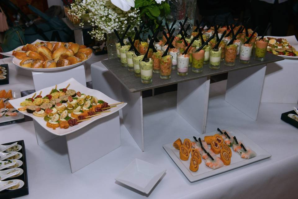 Mise en bouche sucrée-salée pour mariage