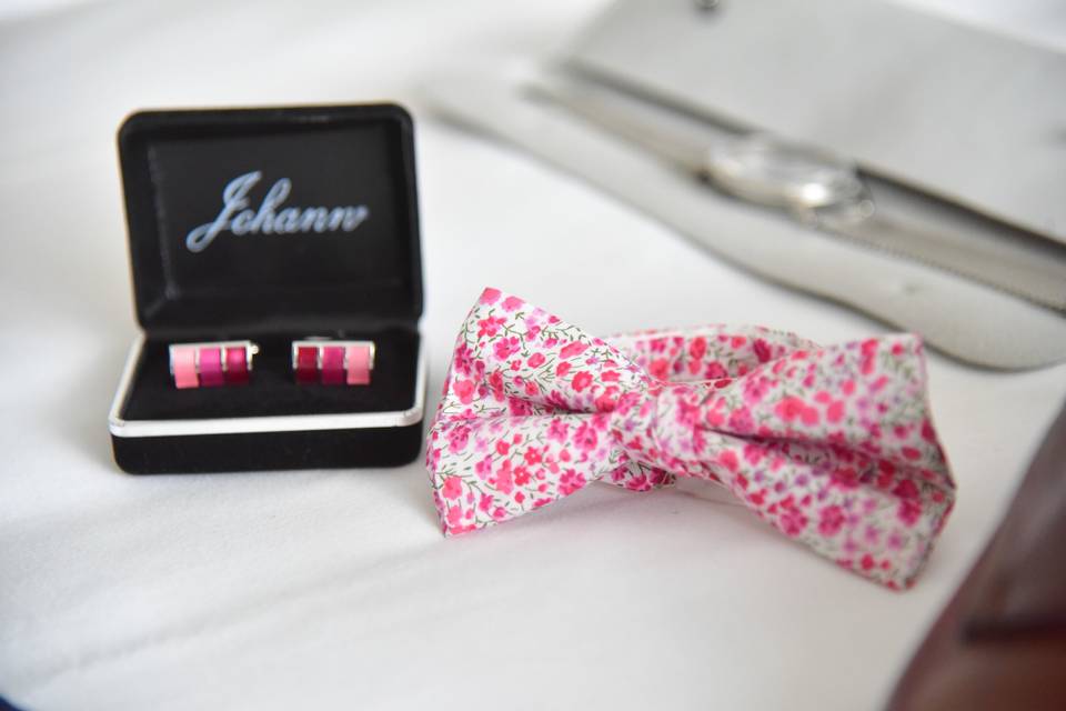 Boutons de manchette personnalisés du marié