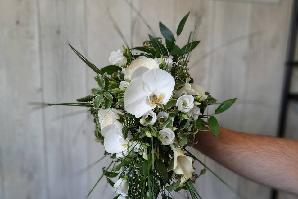 Bouquet mariée cascade