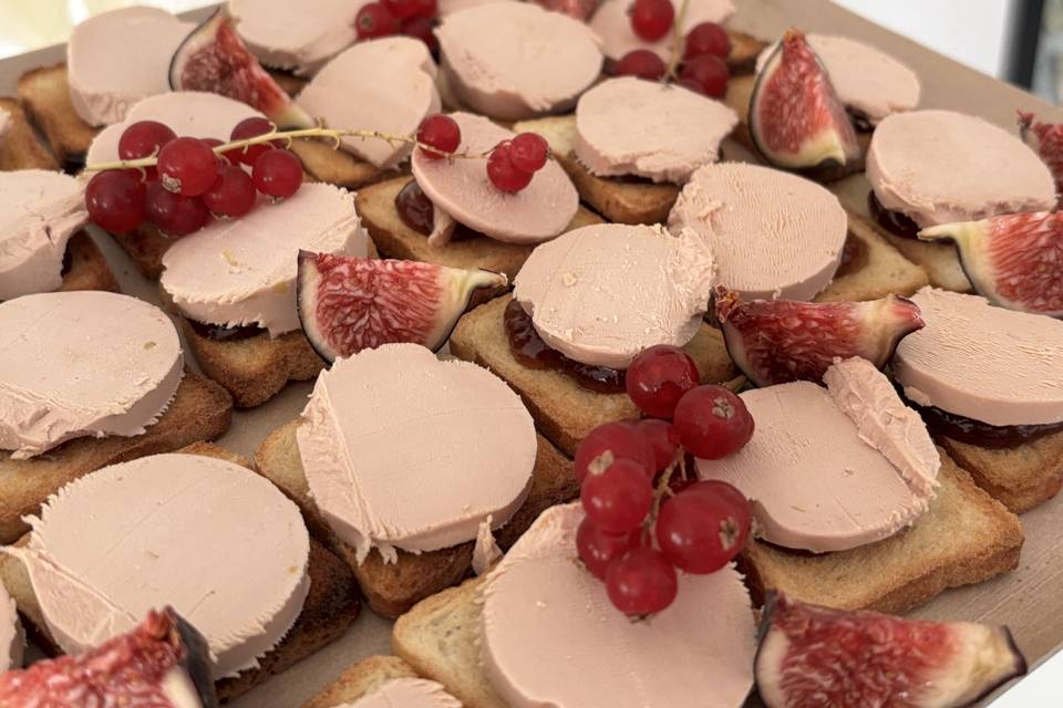 Toast foie gras