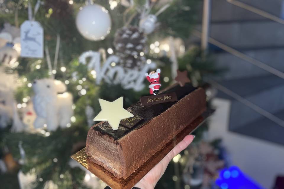 Bûche bavaroise choco