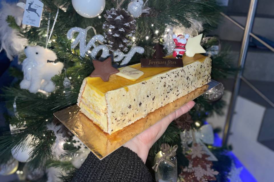 Bûche bavaroise exotique