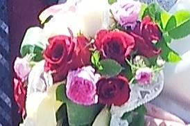 Bouquet lianes de roses