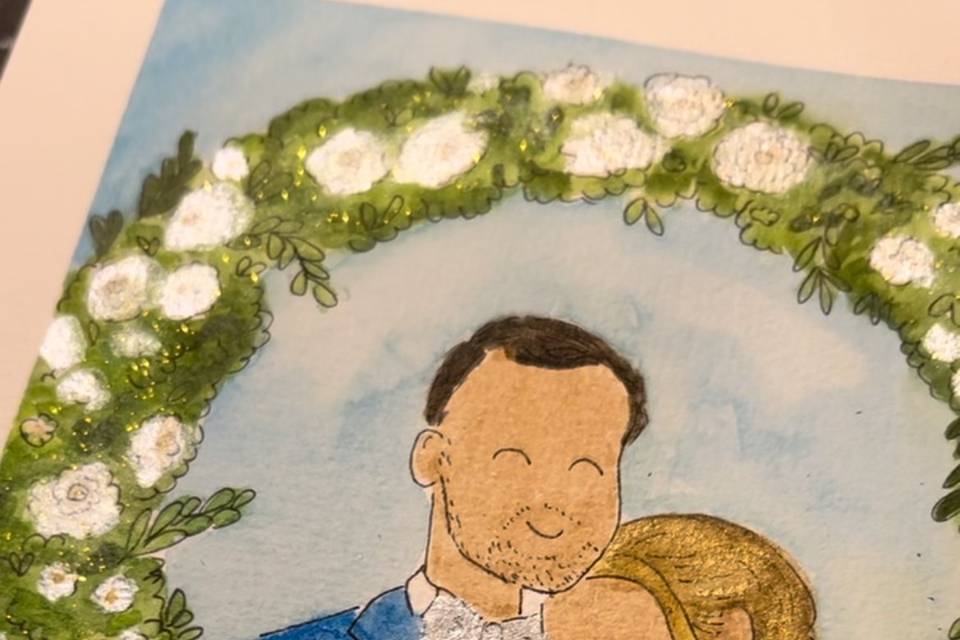 Aquarelle personnalisée