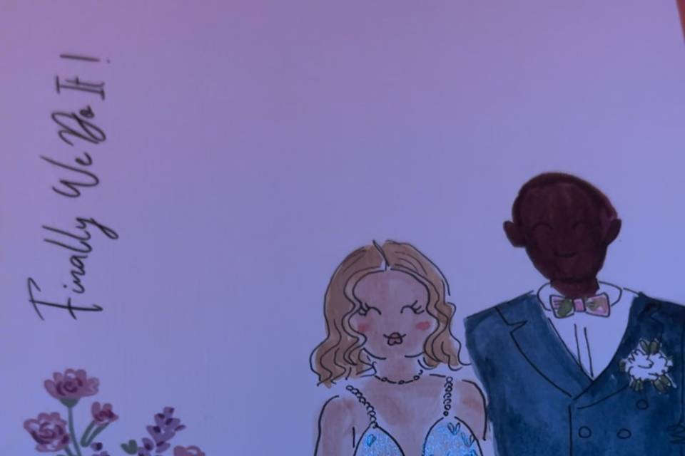 Animation mariage illustratric
