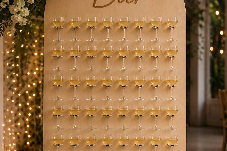 Mur à champagne