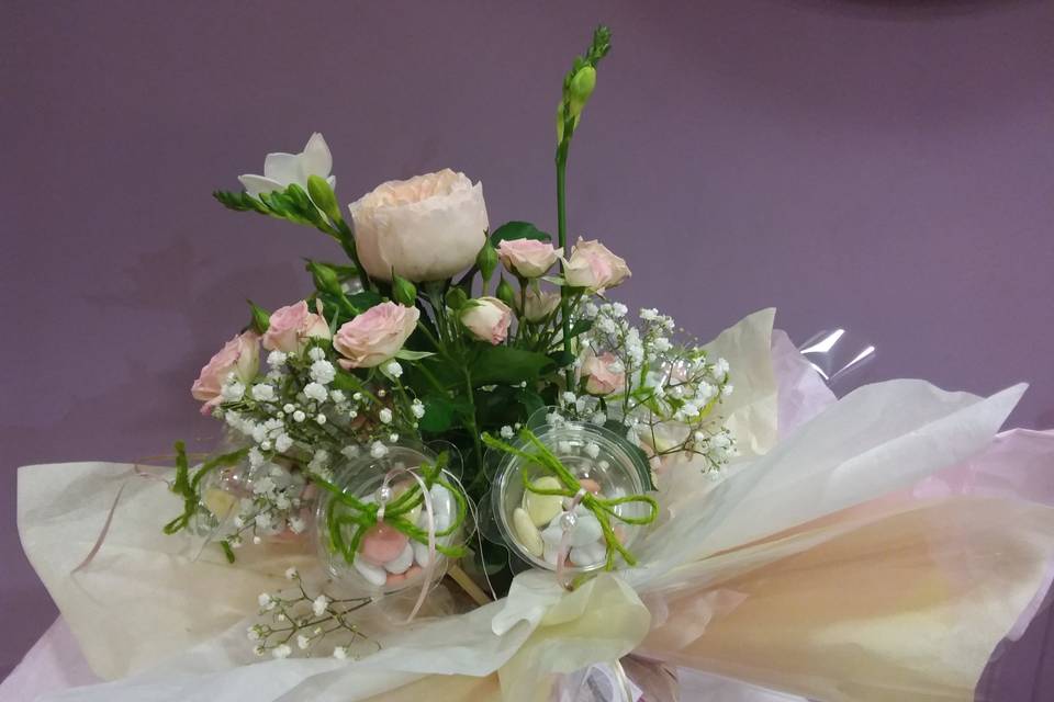 Bouquet de dragées romantique