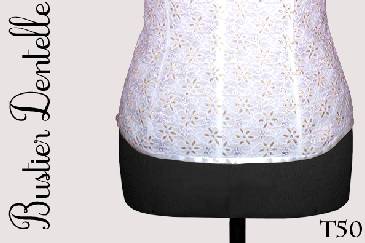 Bustier dentelle