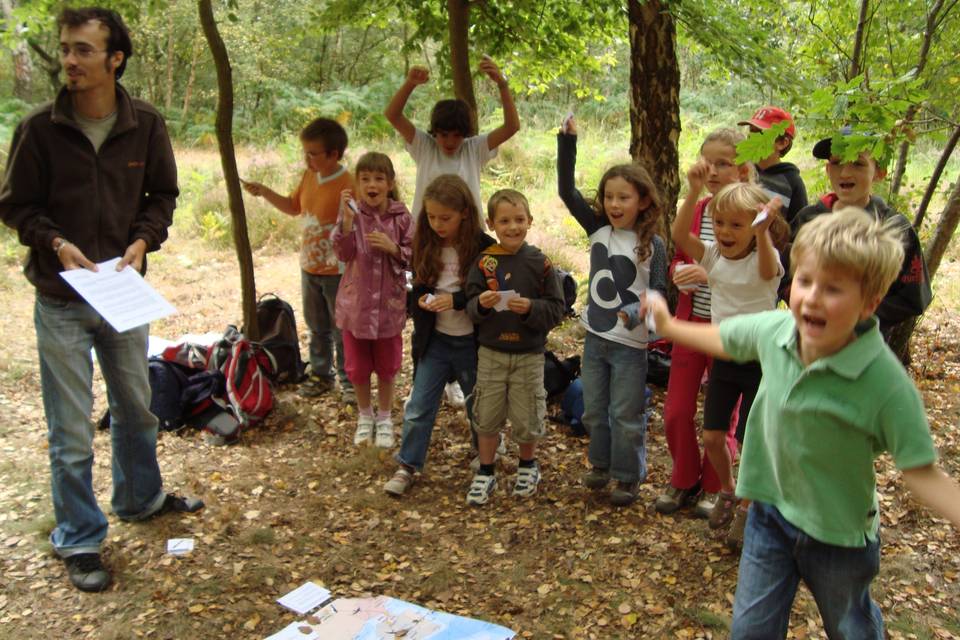 Séance de jeux avec enfants