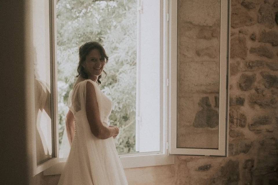 Préparatifs de la mariée