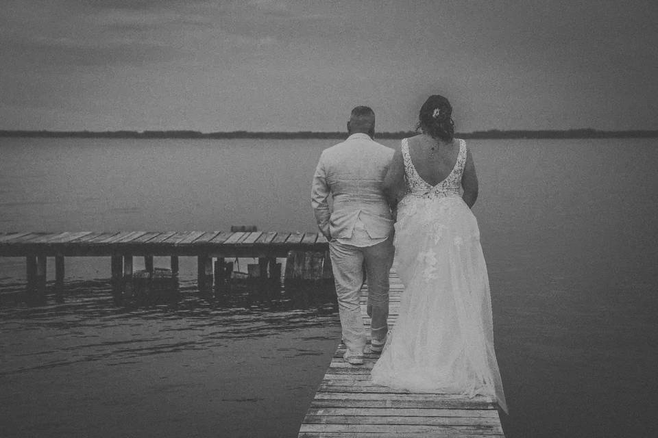 Photo couple ponton