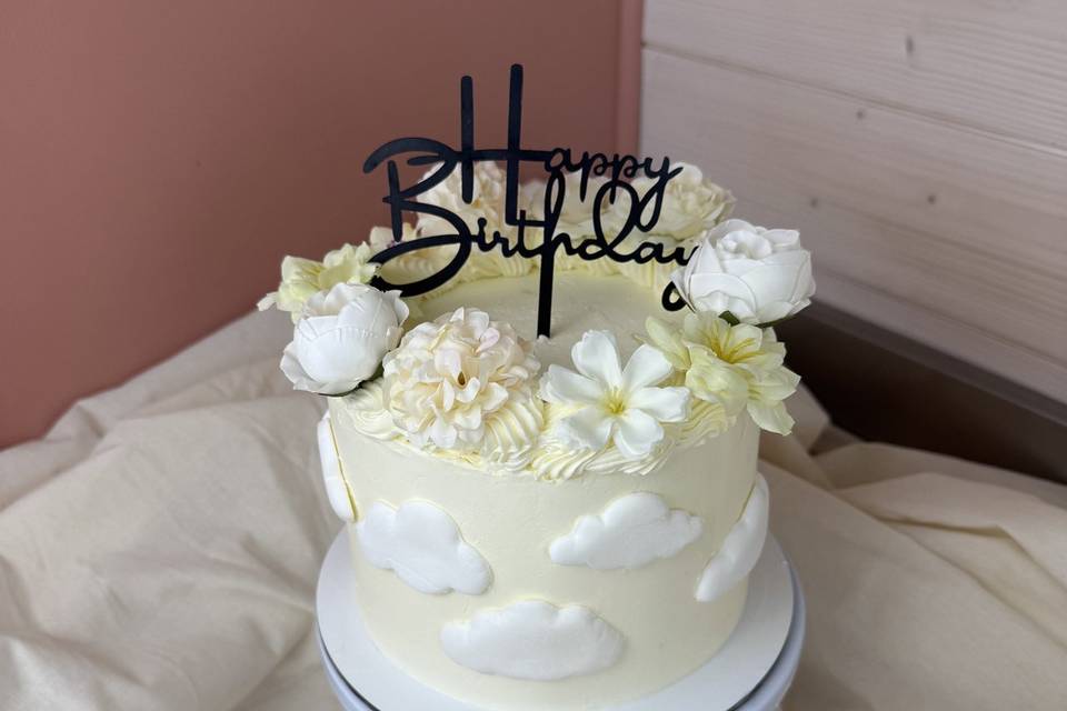 Layer cake blanc