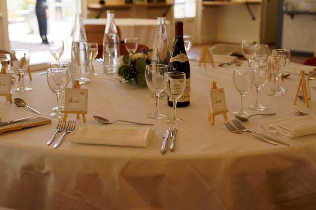 Table au restaurant