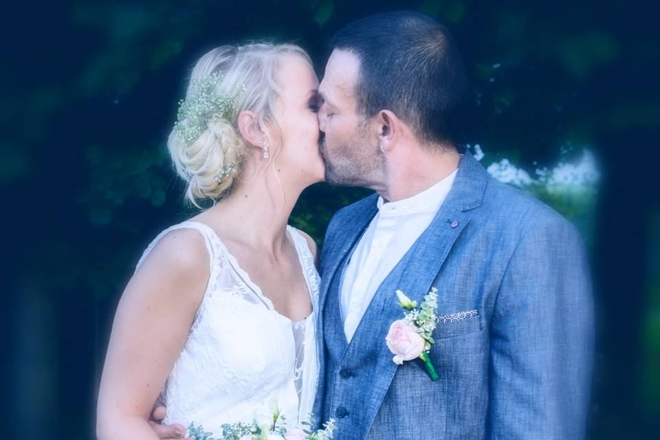 Amour et roses en lumière