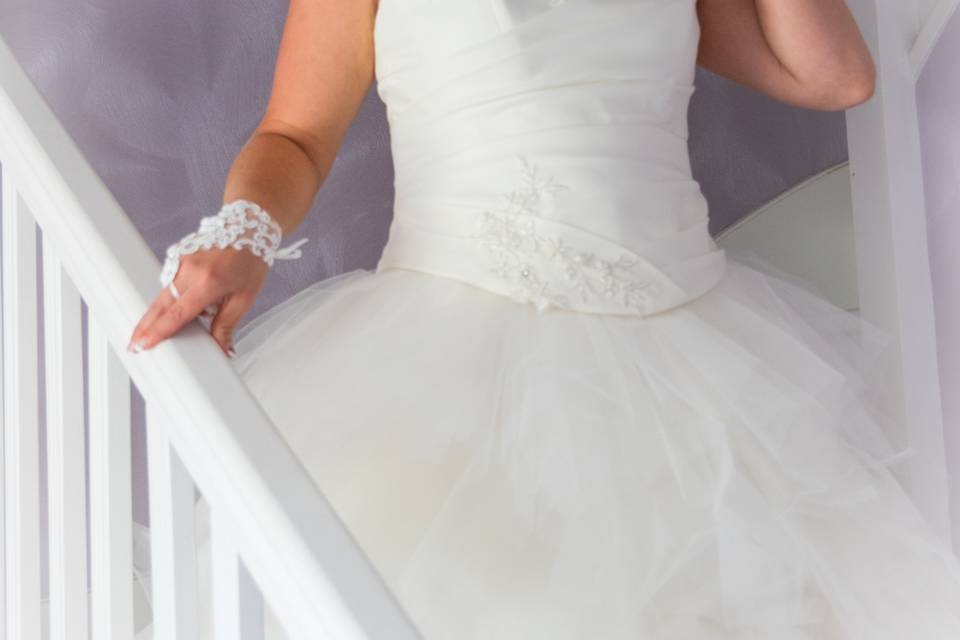 Émotion de la mariée