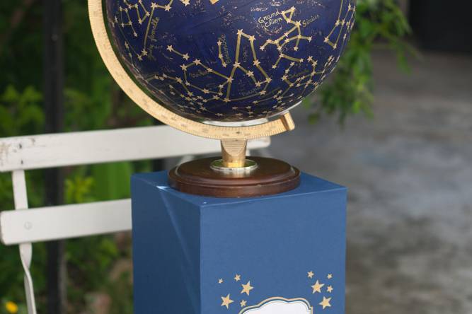 Urne globe céleste