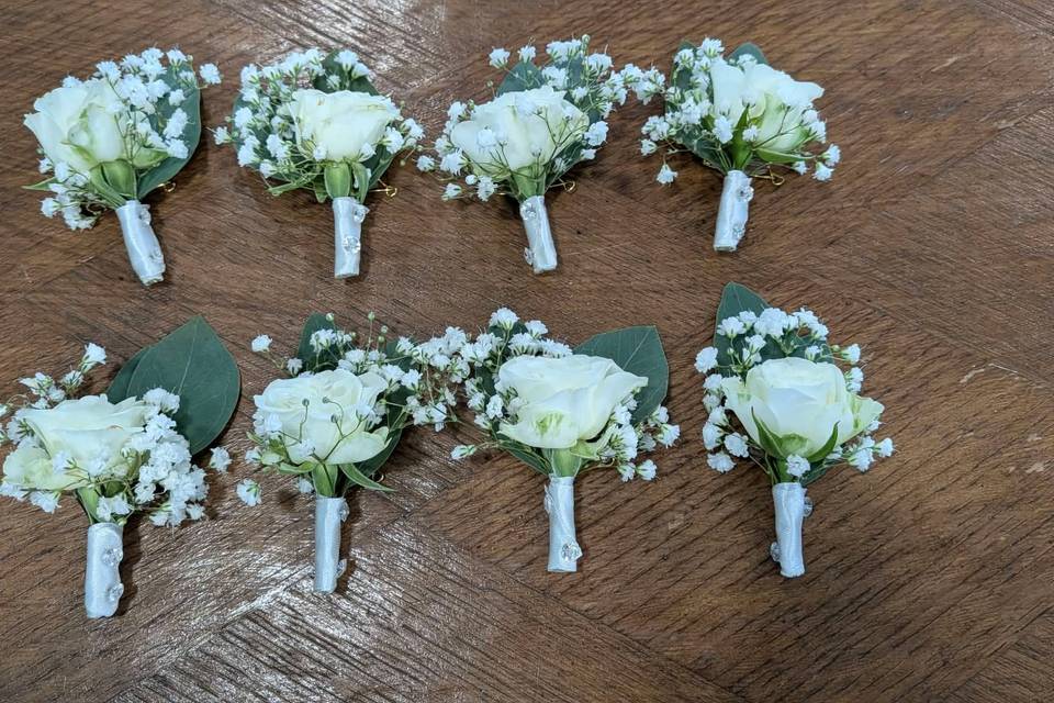 Boutonnières des témoins