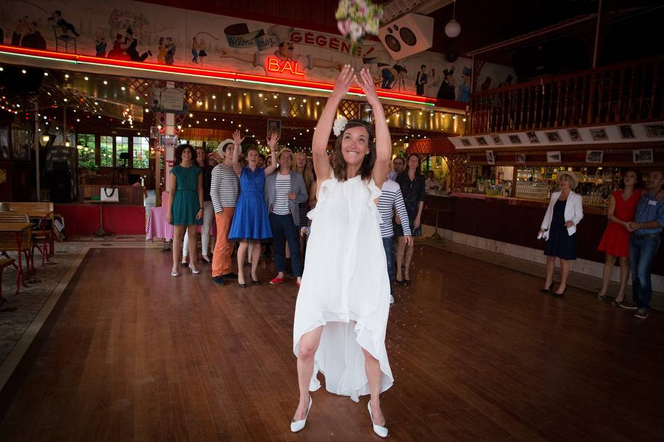 Lancé de bouquet