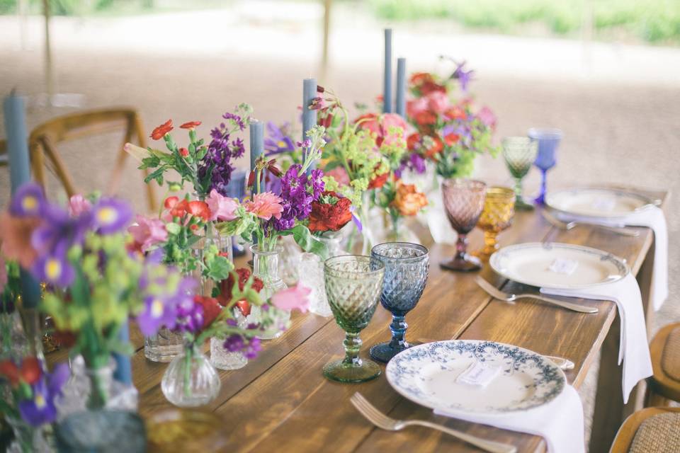 Décoration table floral