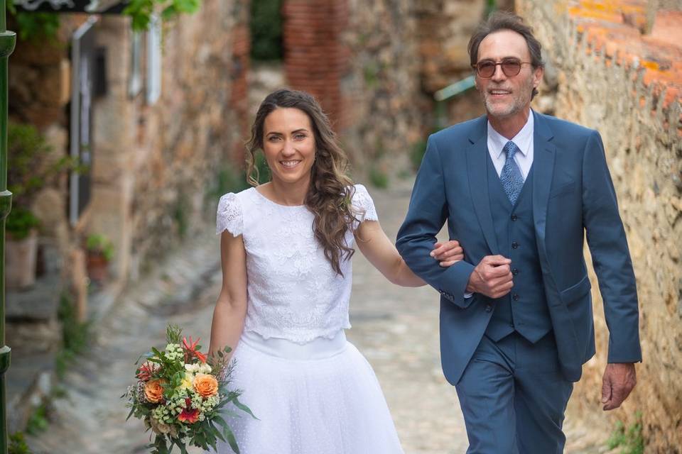 Arrivée à la mairie